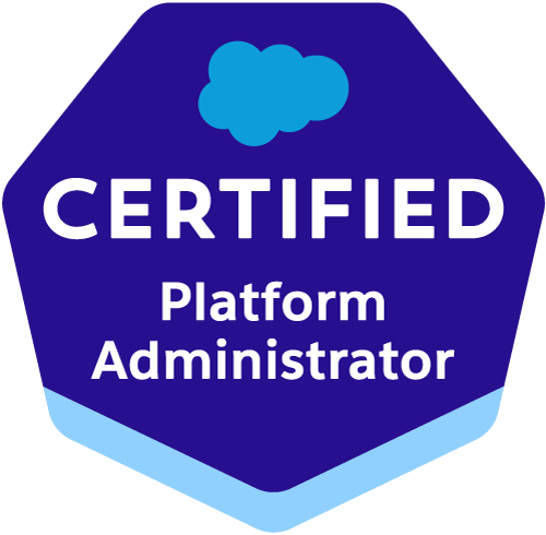 Salesforce Certified Platform Administrator certification badge