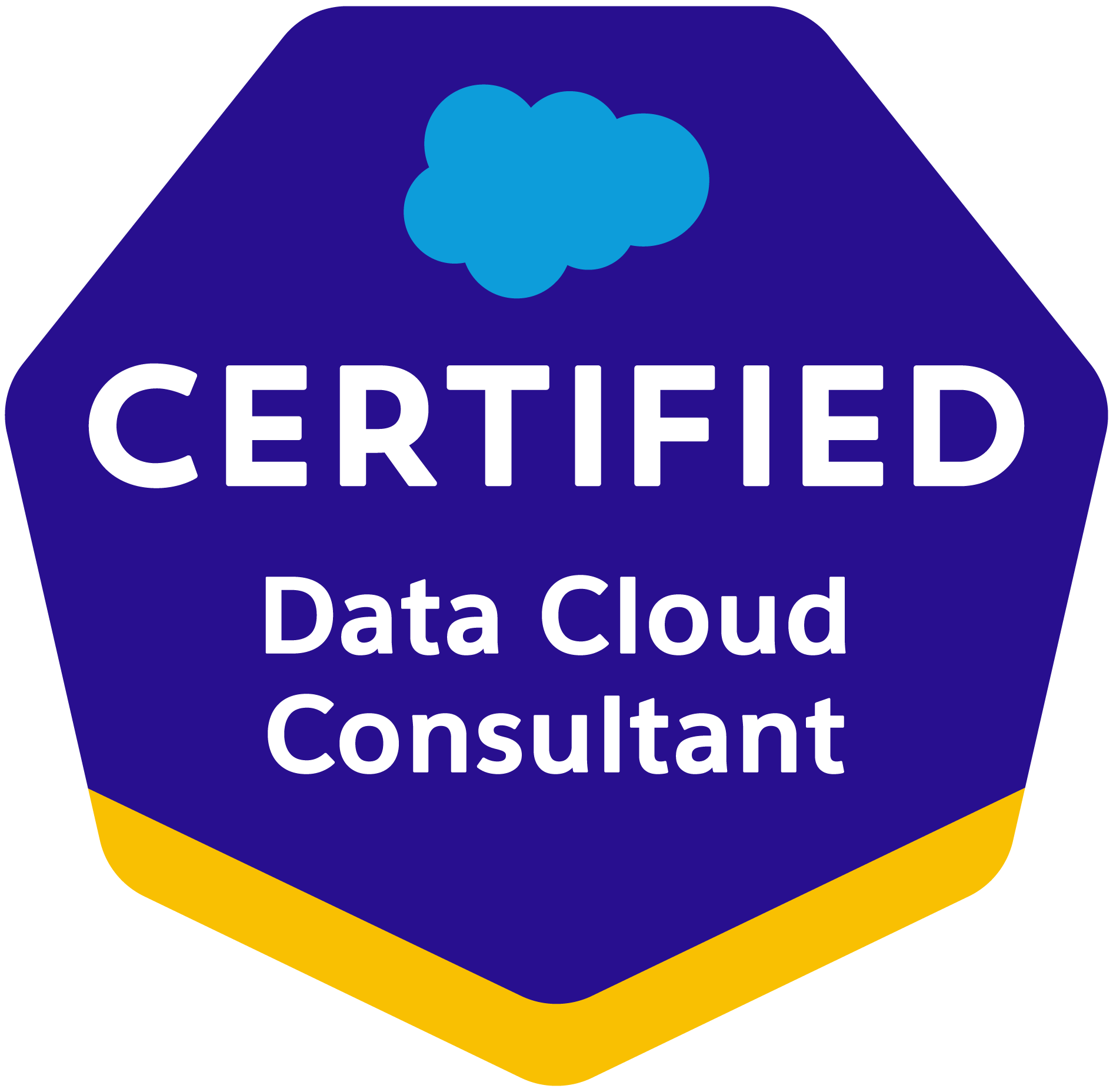 Salesforce Certified Data Cloud Consultant certification badge